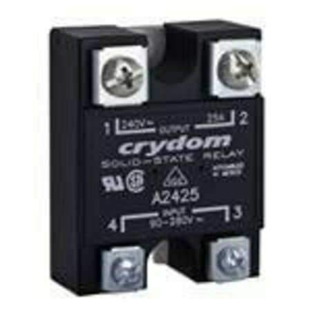 CRYDOM Solid State Relays - Industrial Mount Pm Ip00 280Vac/10A , 3-32Vdc In, Zc D2410F